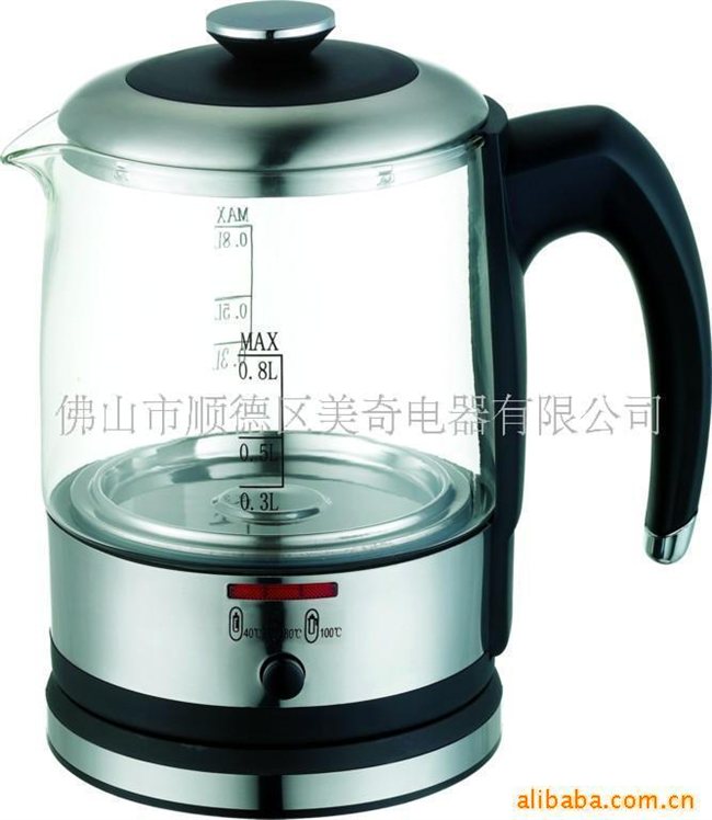 产品档位 一档:40° 温奶 二档:80° 煮咖啡 三档:100° 烧水 美奇电器有限公司是一家专业从事研发与生产电水壶、油炸锅、电压力锅等系列厨房小家电产品的中外合资企业。产品均通过欧洲GS、EMC、CE等认证及国内CCC强制性认证;出口欧洲的产品均通过Rohs标准。公司通过并按ISO9001(2000版)国际质量管理体系进行生产和控制,具备较完善的生产设备和检验检测仪器。公司拥有自营进出口权.