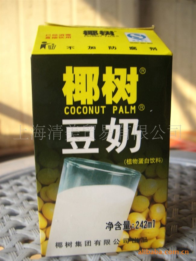 供应椰树牌豆奶 上海清美贸易有限公司