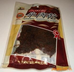 台湾优质牛肉干批发正品台湾金安记黑胡椒、五