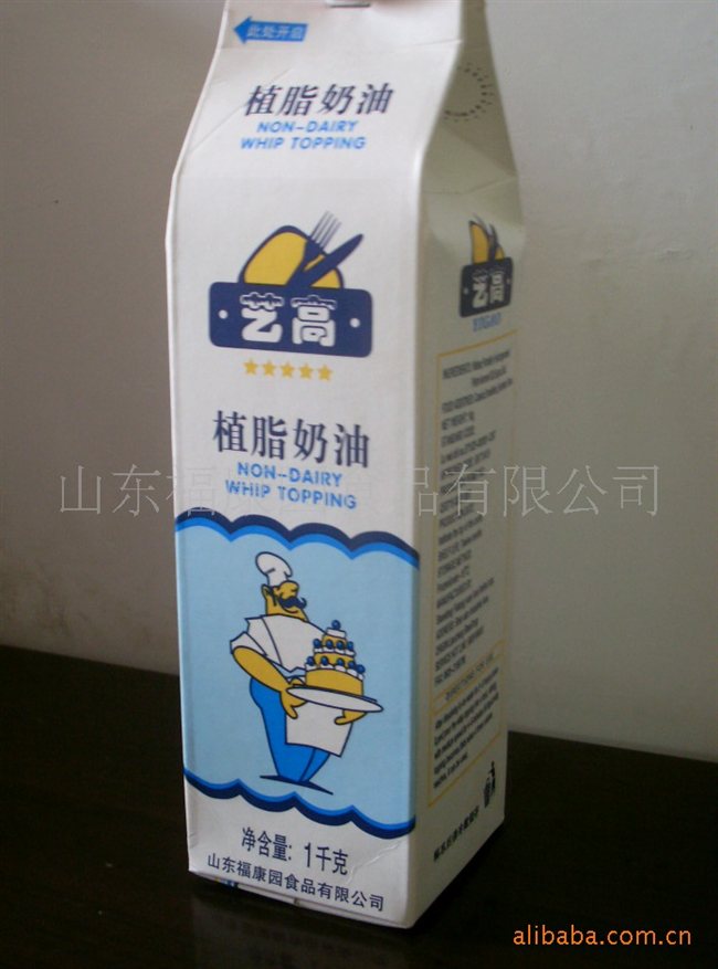 专业生产植脂奶油 特级配方奶油(图)